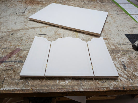 Handmade Gesso Wood Icon Panel (Flat)