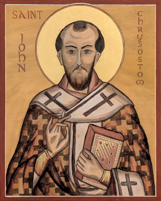 Saint John Chrysostom Icon Print