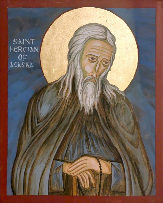 Saint Herman of Alaska Icon Print